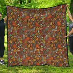 Cartoon Camping Pattern Print Quilt