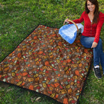 Cartoon Camping Pattern Print Quilt