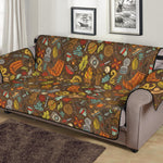 Cartoon Camping Pattern Print Sofa Protector