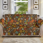 Cartoon Camping Pattern Print Sofa Protector