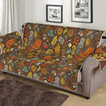 Cartoon Camping Pattern Print Sofa Protector