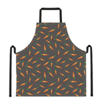 Cartoon Carrot Pattern Print Apron