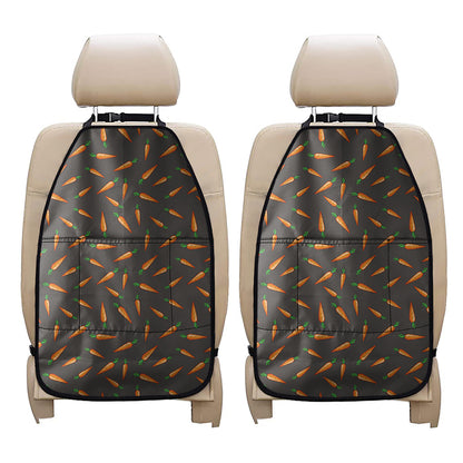 Cartoon Carrot Pattern Print Car Seat Organizers