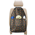 Cartoon Carrot Pattern Print Car Seat Organizers