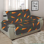 Cartoon Carrot Pattern Print Half Sofa Protector