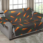 Cartoon Carrot Pattern Print Loveseat Protector