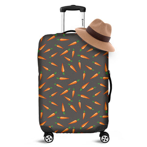 Cartoon Carrot Pattern Print Luggage Cover