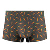 Cartoon Carrot Pattern Print Men's Boxer Briefs