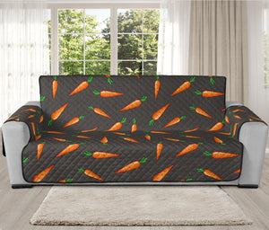 Cartoon Carrot Pattern Print Oversized Sofa Protector