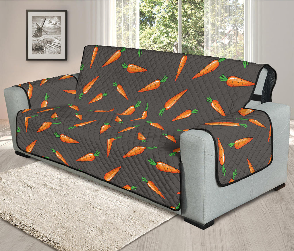 Cartoon Carrot Pattern Print Oversized Sofa Protector