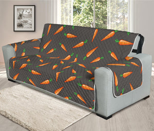 Cartoon Carrot Pattern Print Oversized Sofa Protector