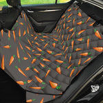 Cartoon Carrot Pattern Print Pet Car Back Seat Cover