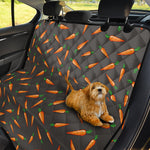 Cartoon Carrot Pattern Print Pet Car Back Seat Cover