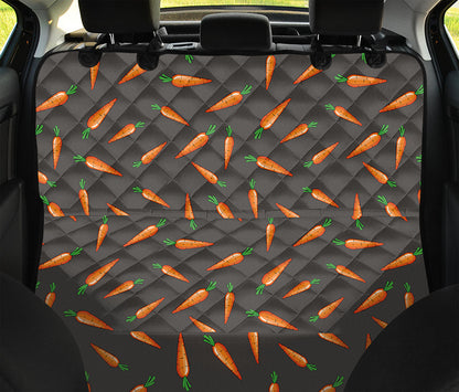 Cartoon Carrot Pattern Print Pet Car Back Seat Cover