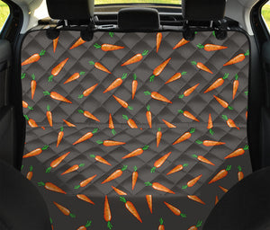 Cartoon Carrot Pattern Print Pet Car Back Seat Cover