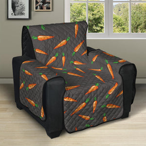 Cartoon Carrot Pattern Print Recliner Protector