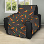 Cartoon Carrot Pattern Print Recliner Protector