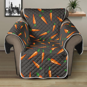 Cartoon Carrot Pattern Print Recliner Protector