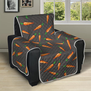 Cartoon Carrot Pattern Print Recliner Protector