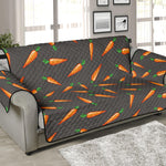 Cartoon Carrot Pattern Print Sofa Protector