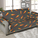 Cartoon Carrot Pattern Print Sofa Protector