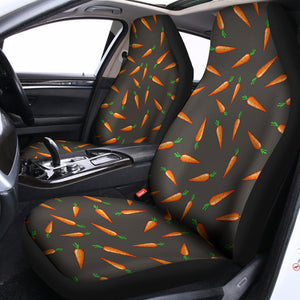 Cartoon Carrot Pattern Print Universal Fit Car Seat Covers