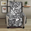 Cartoon Casino Card Pattern Print Armchair Protector