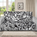 Cartoon Casino Card Pattern Print Futon Protector