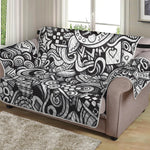 Cartoon Casino Card Pattern Print Loveseat Protector