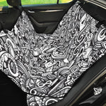 Cartoon Casino Card Pattern Print Pet Car Back Seat Cover