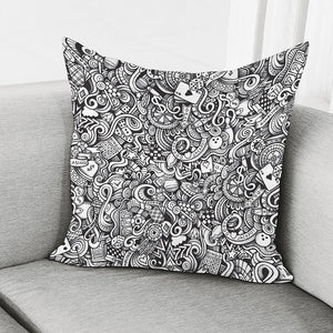 Cartoon Casino Card Pattern Print Pillow Cover