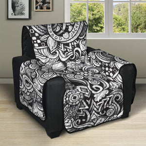 Cartoon Casino Card Pattern Print Recliner Protector