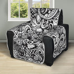 Cartoon Casino Card Pattern Print Recliner Protector