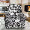 Cartoon Casino Card Pattern Print Recliner Slipcover