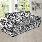 Cartoon Casino Card Pattern Print Sofa Slipcover