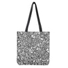 Cartoon Casino Card Pattern Print Tote Bag