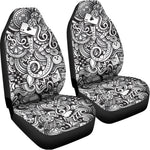 Cartoon Casino Card Pattern Print Universal Fit Car Seat Covers