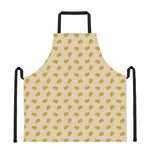 Cartoon Cheese Pattern Print Apron