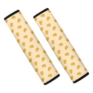 Cartoon Cheese Pattern Print Car Seat Belt Covers