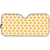 Cartoon Cheese Pattern Print Car Sun Shade