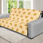 Cartoon Cheese Pattern Print Futon Protector