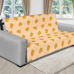 Cartoon Cheese Pattern Print Futon Protector