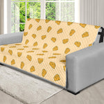 Cartoon Cheese Pattern Print Futon Protector