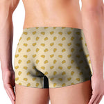 Cartoon Cheese Pattern Print Men's Boxer Briefs