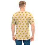 Cartoon Cheese Pattern Print Men's T-Shirt