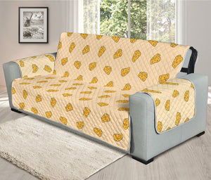 Cartoon Cheese Pattern Print Oversized Sofa Protector