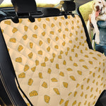 Cartoon Cheese Pattern Print Pet Car Back Seat Cover