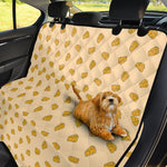 Cartoon Cheese Pattern Print Pet Car Back Seat Cover