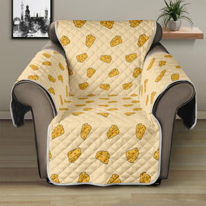 Cartoon Cheese Pattern Print Recliner Protector