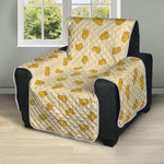 Cartoon Cheese Pattern Print Recliner Protector